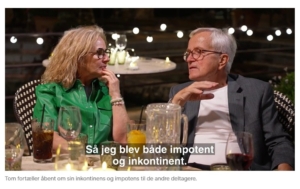 Foto af Tom, der snakker med anden deltager